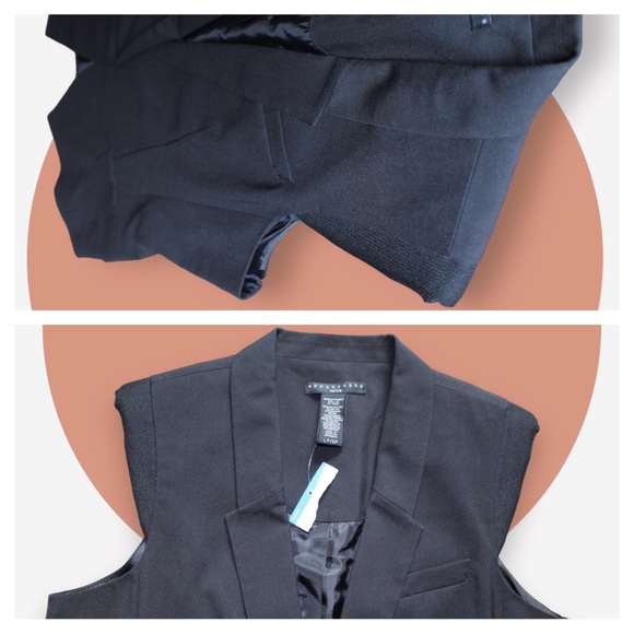 Apostrophe Single Button Vest Blazer - Picture 9 of 13